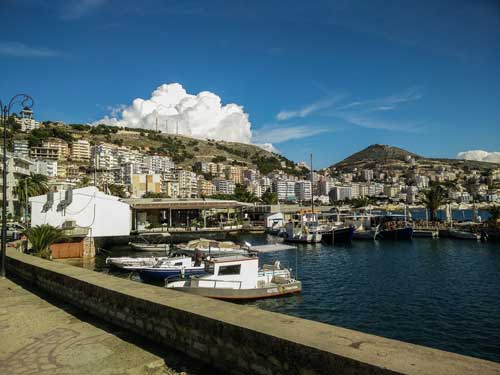 Saranda Albanien Hafen